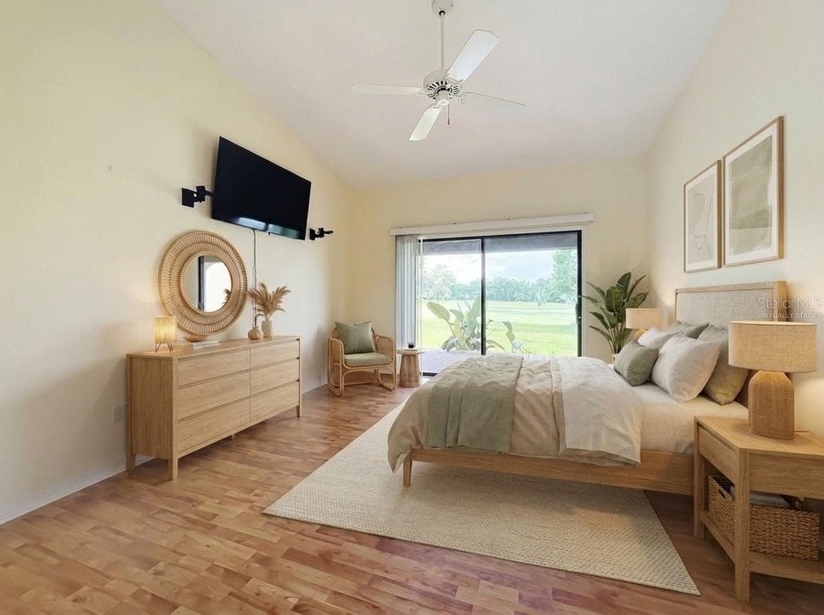 Virtually Staged Primary Bedroom - 340 GOLFSIDE CV #340, LONGWOOD