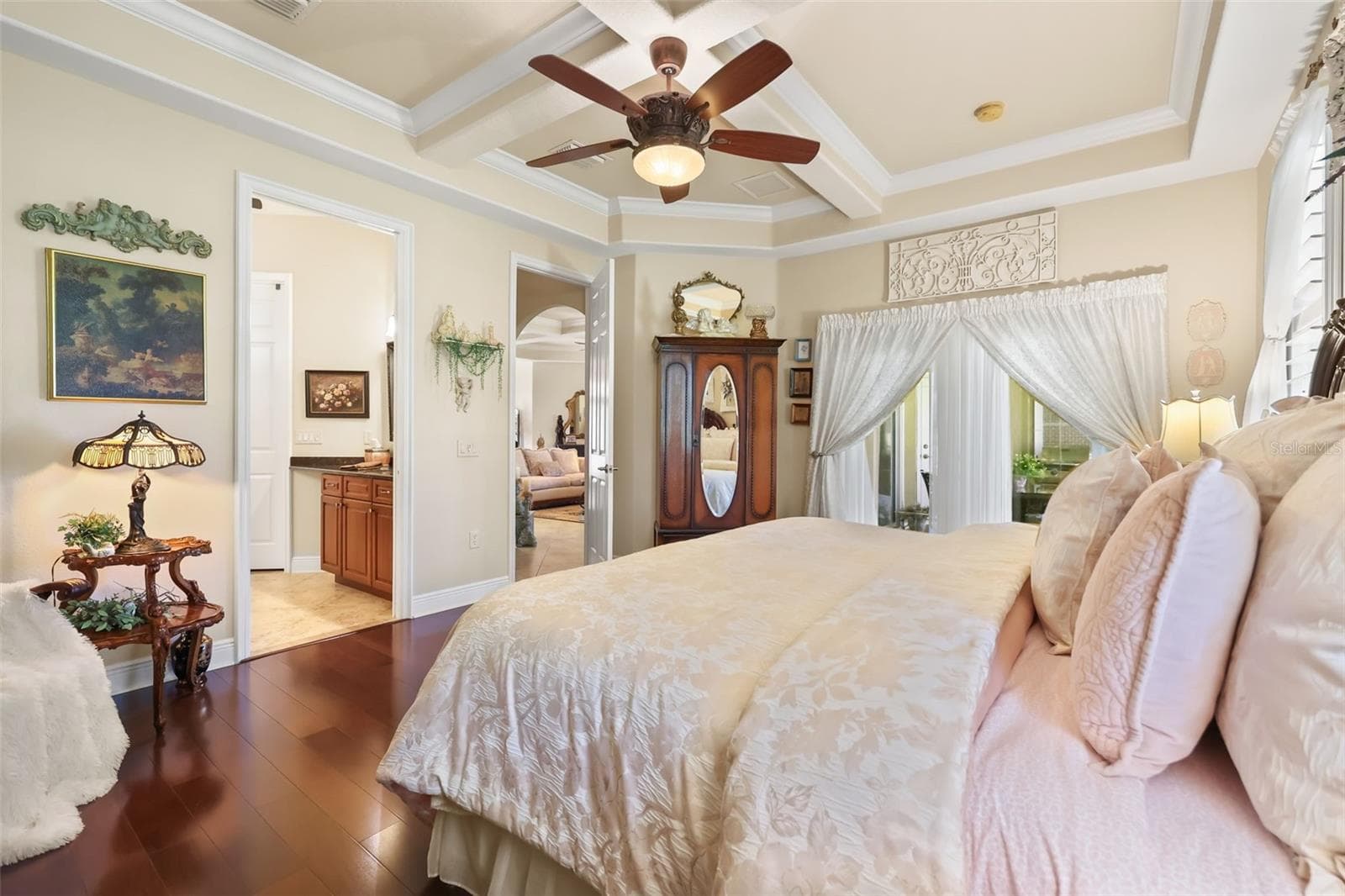 Primary bedroom- lanai entrance - 29925 CYPRESS POINTE, TAVARES