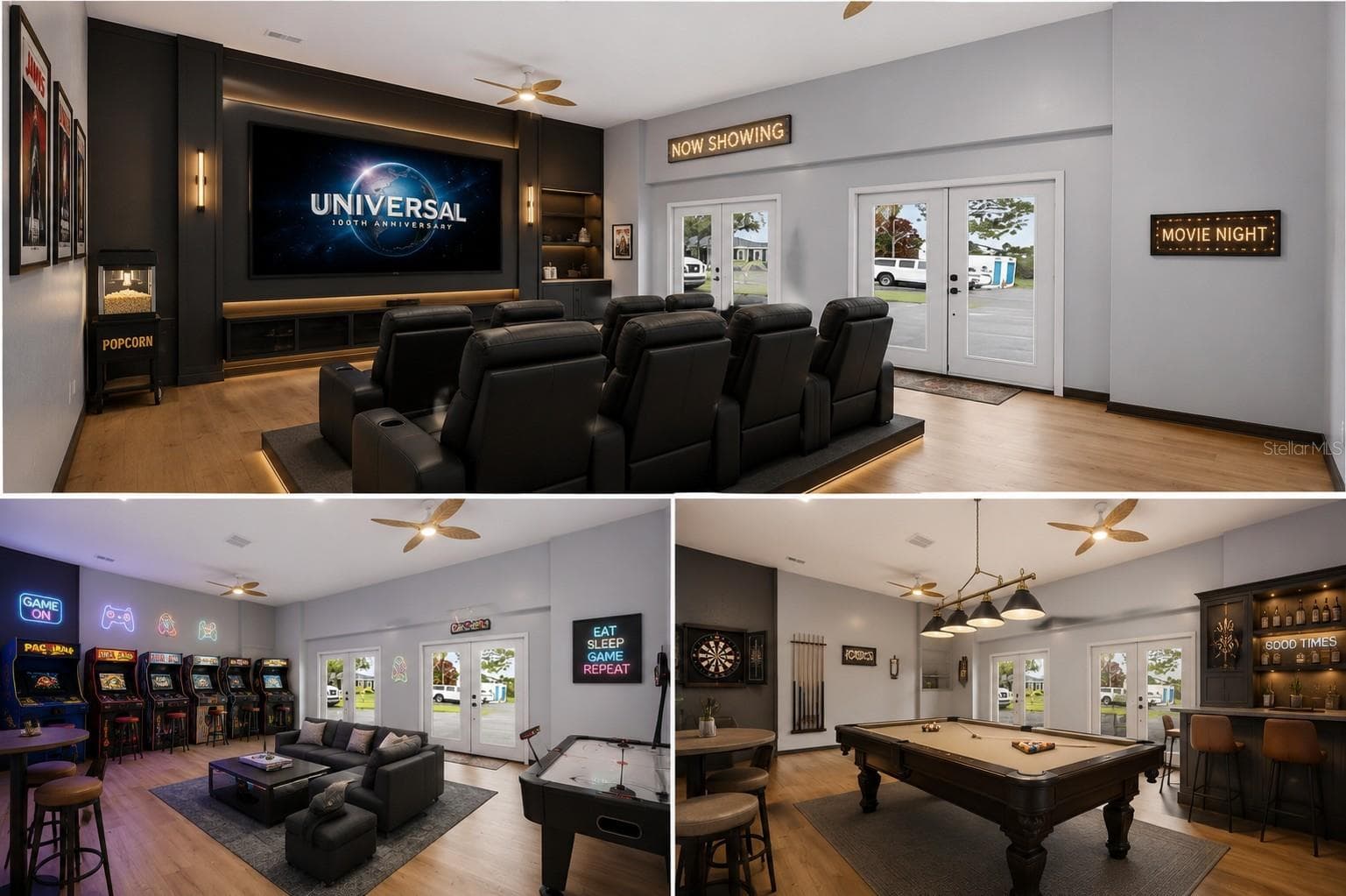 Bonus Room - Virtually Shown as a Movie Theatre, Game Room or Additional Living Room - 915 N CROOKED LAKE DR, BABSON PARK