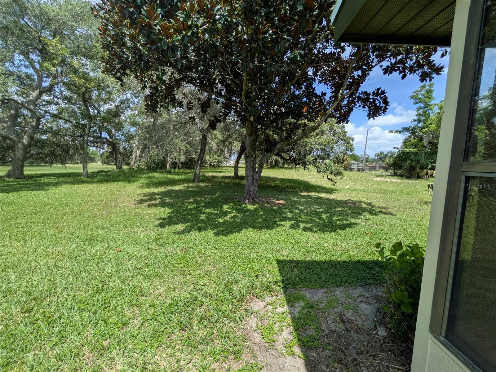Side of back patio - 29 BUCK CIR, HAINES CITY
