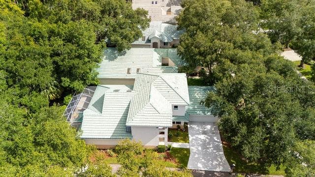 Drone view of Home - 15876 SANCTUARY DR, TAMPA