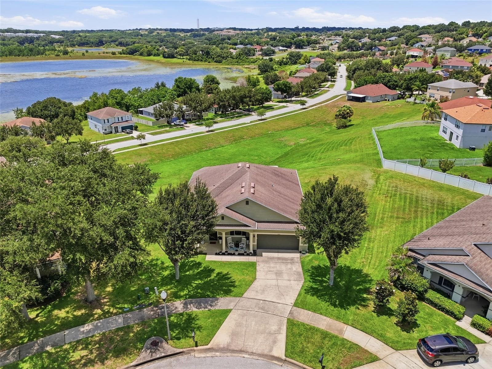 Aerial view of the Property - 1020 SAILING BAY DR, CLERMONT