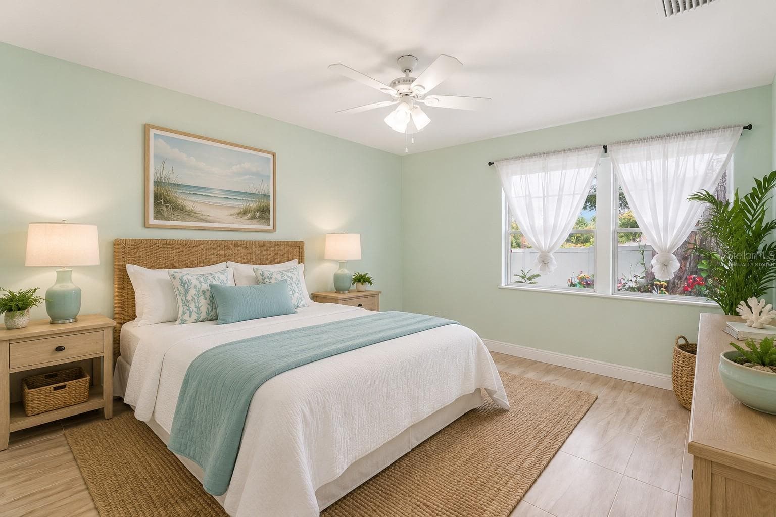 Primary Bedroom Virtually Staged - 3174 PHLOX DR, PALM HARBOR