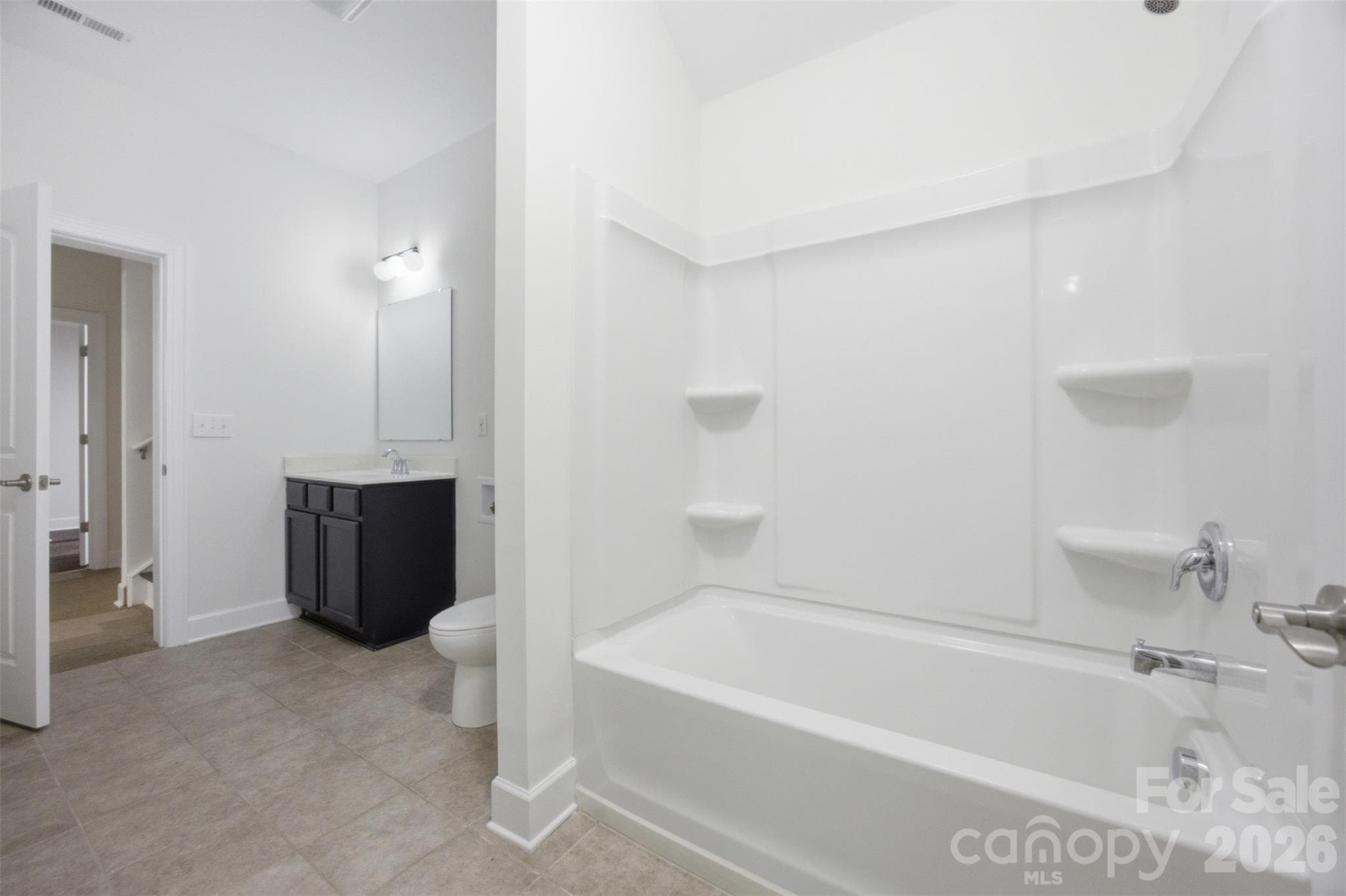 Full bath w/ washer & dryer hookups (2nd Living Quarters) - 423 Fischer Road, Fort Mill