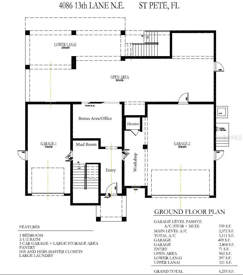 Ground Floor - 4086 13TH LN NE, ST PETERSBURG