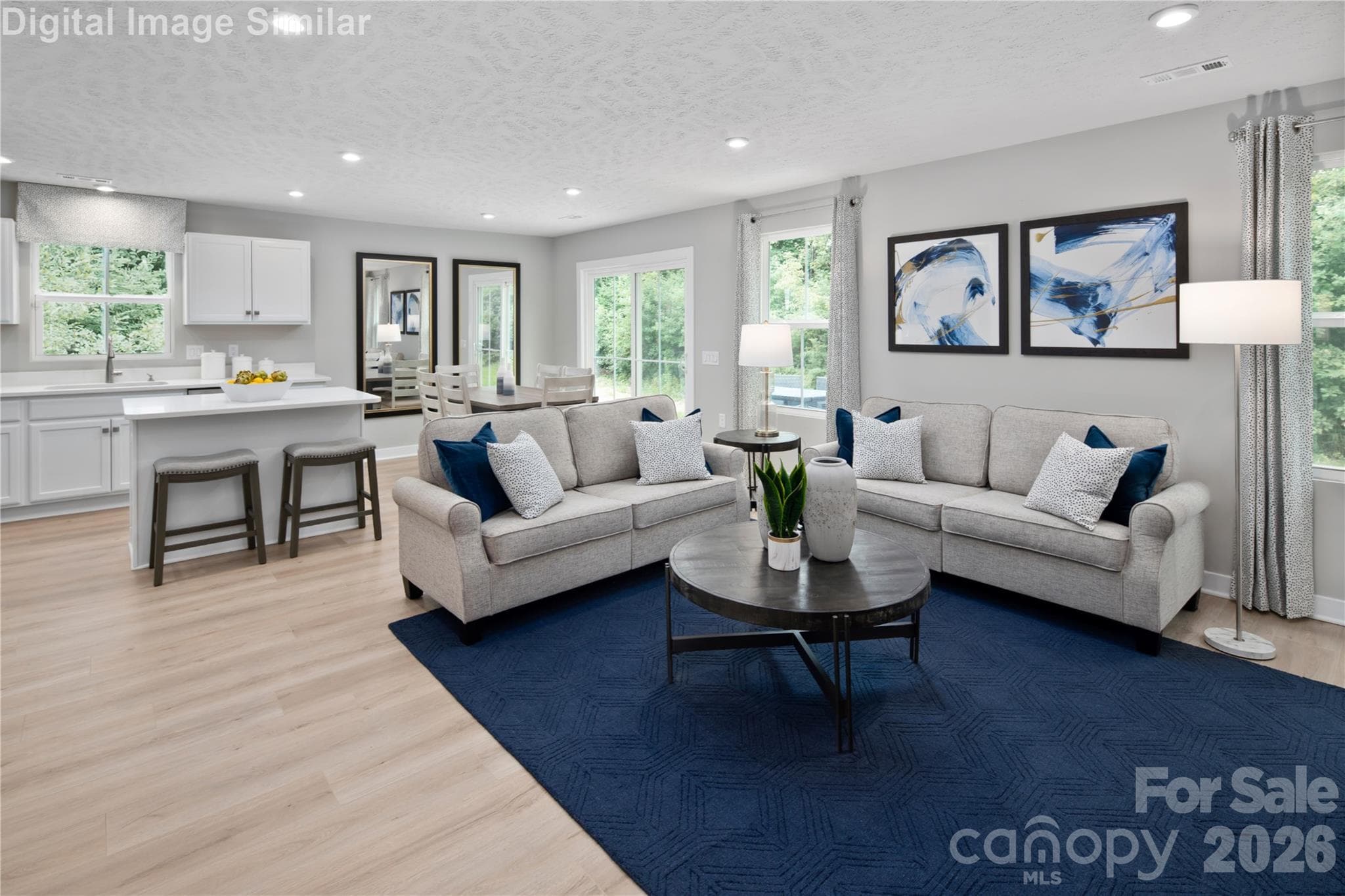 Bright and spacious great room, perfectly connected to the kitchen and dining area for effortless everyday living. - 333 Linwood Estates Drive, Lexington