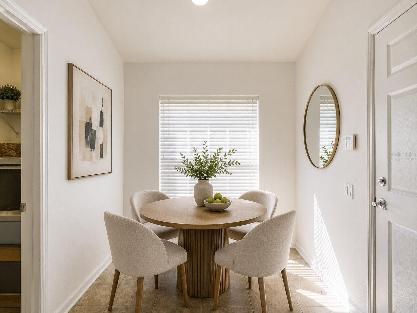 Virtually Staged Breakfast Nook - 2972 SANTA MARIA AVE, CLERMONT
