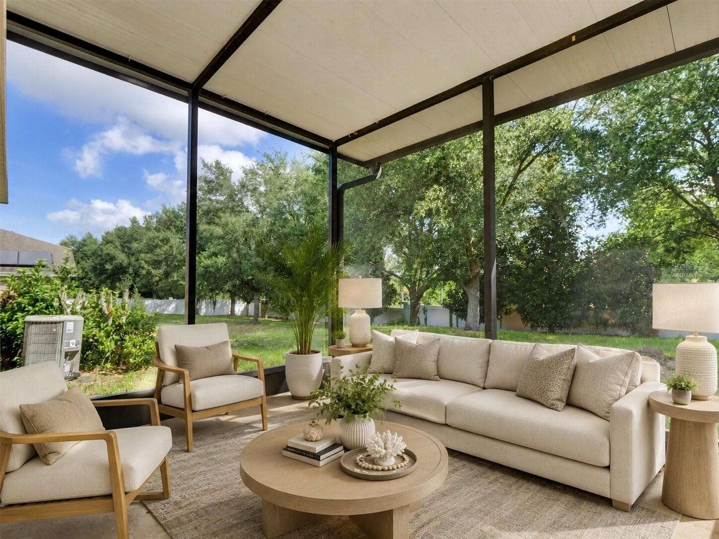 Virtually Staged Enclosed Porch - 2972 SANTA MARIA AVE, CLERMONT