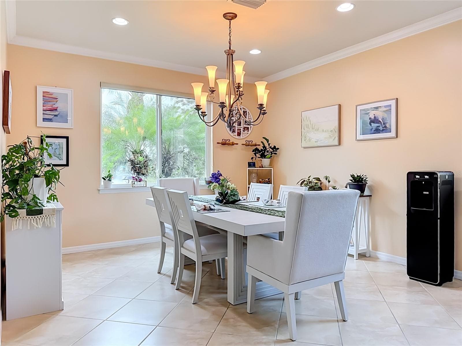 Elegant Dining Area with Abundant Natural Light - 6149 ABACO DR, SARASOTA