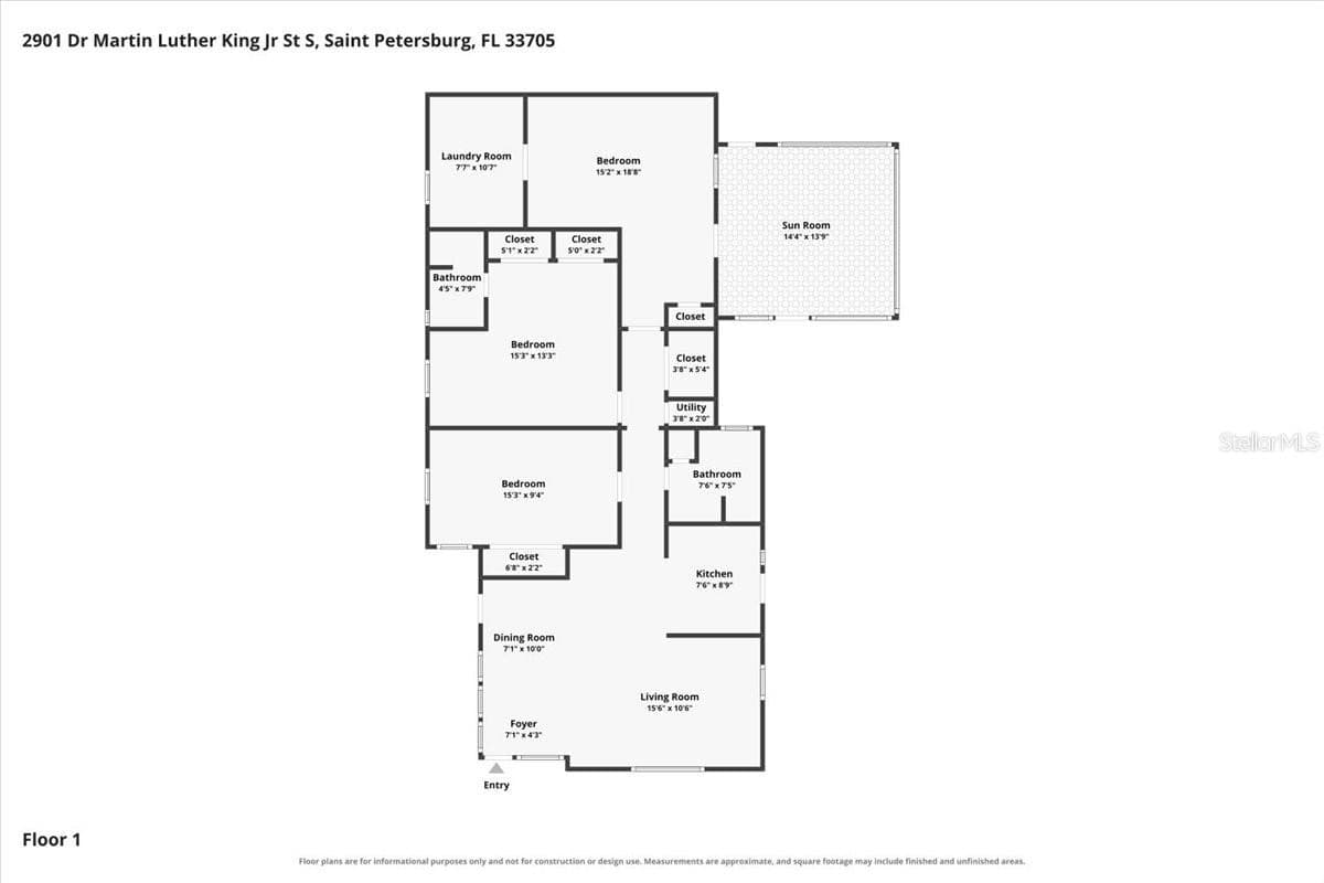 Single Family Residence at 2901 DR MARTIN LUTHER KING JR ST S, ST PETERSBURG, photo 48 of 48