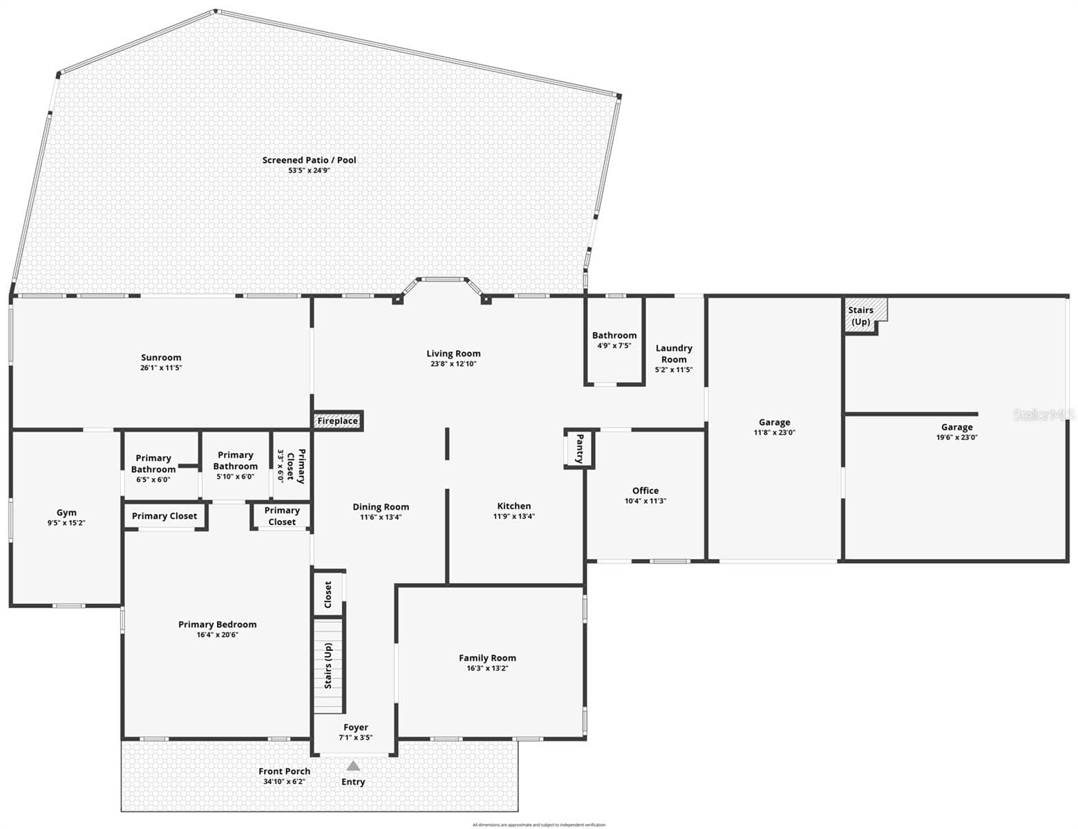 Floor 1 Plans - 6451 76TH TER N, PINELLAS PARK