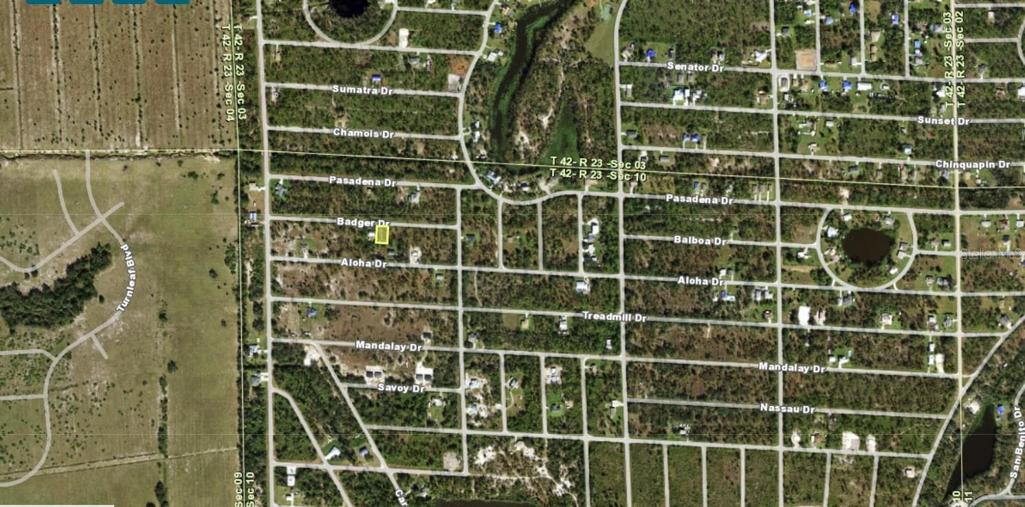 Land at 27101 & 27105 BADGER DR, PUNTA GORDA, photo 3 of 3