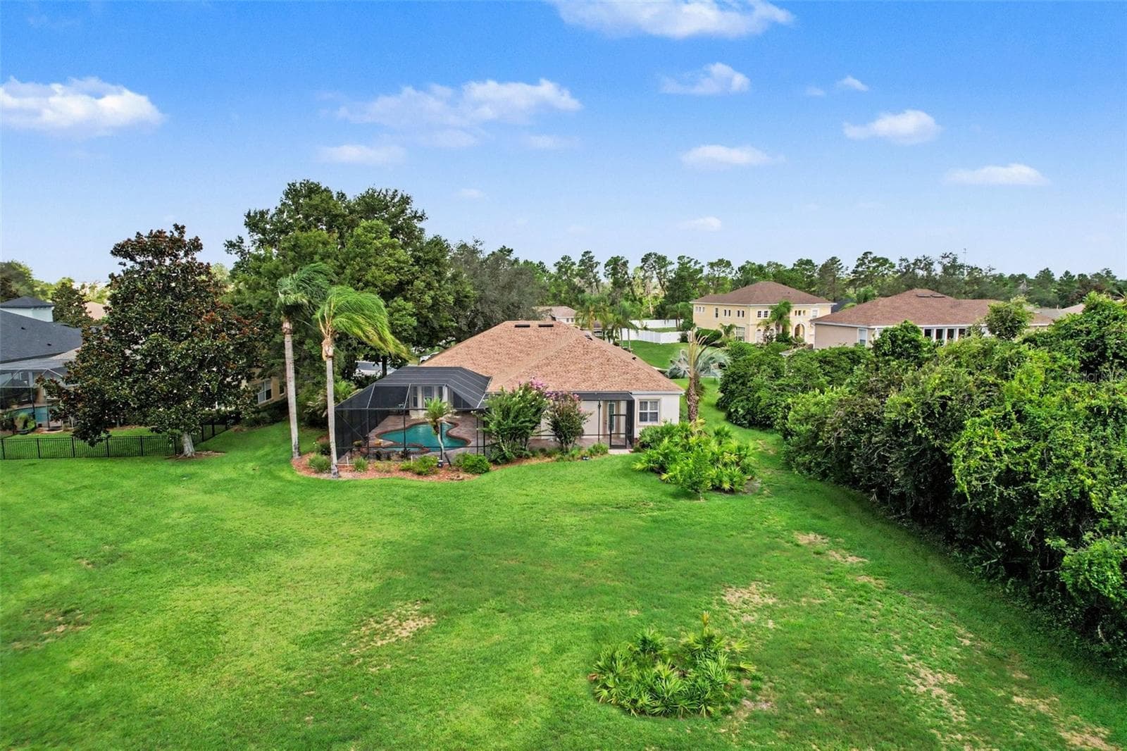 Large back yard - 2912 HAMPTON PLACE CT, PLANT CITY