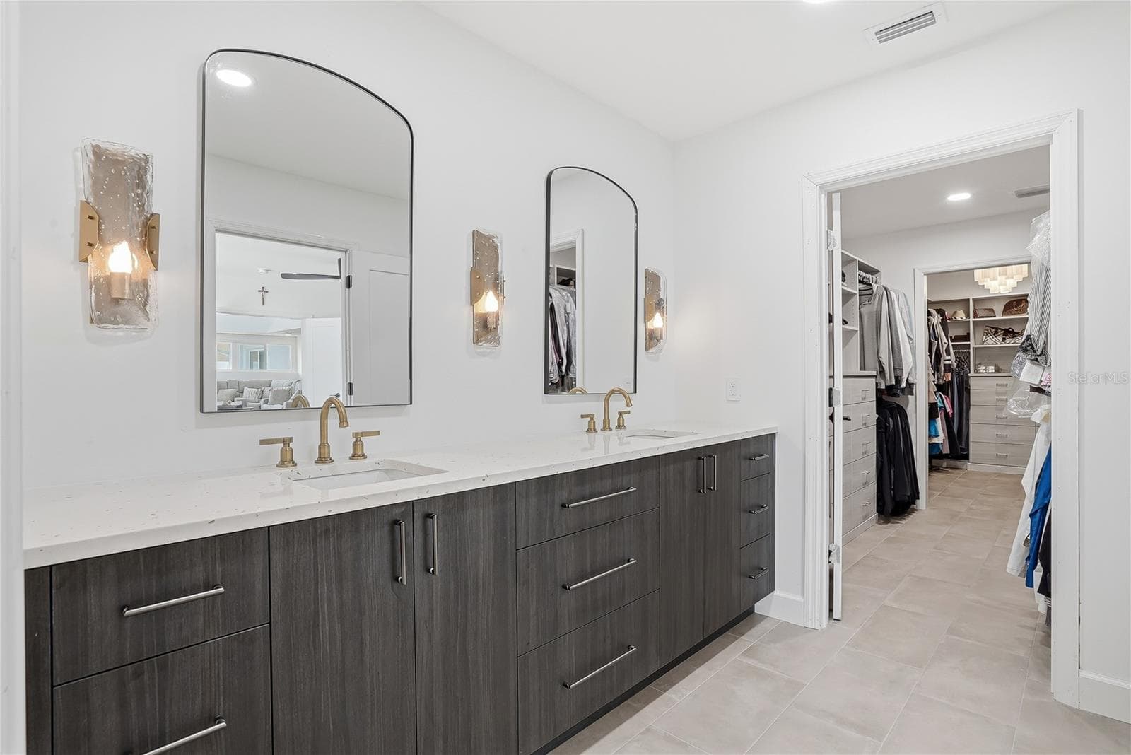 Primary Bath with Double Vanity - 3896 42ND AVE S, ST PETERSBURG
