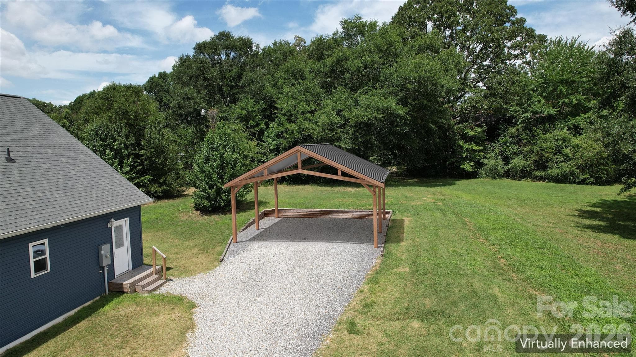 Perfect spot for a detached garage or carport - 776 S Grove Street Extension, Lincolnton
