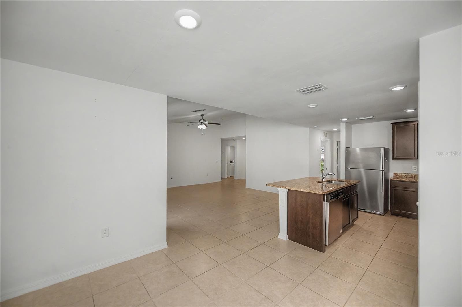 Dining Room with Tile Flooring - 2555 ATWATER DR, NORTH PORT