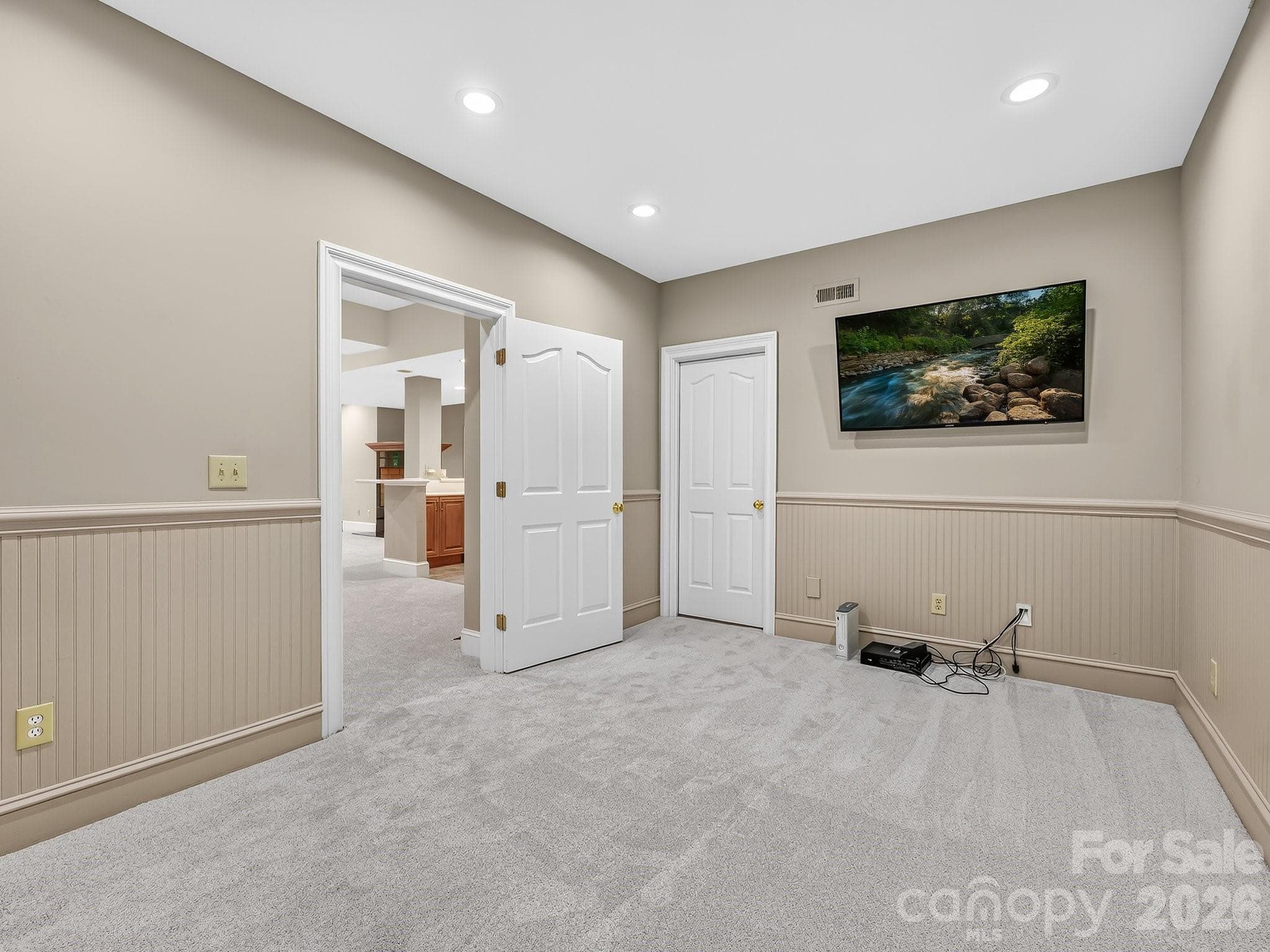 Lower level flex space/gym - Charlotte