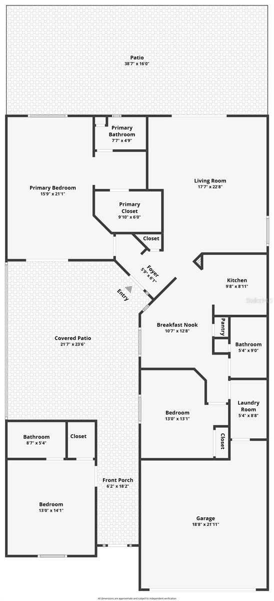 Floor Plan - 4178 CANNES AVE, LAKE WALES