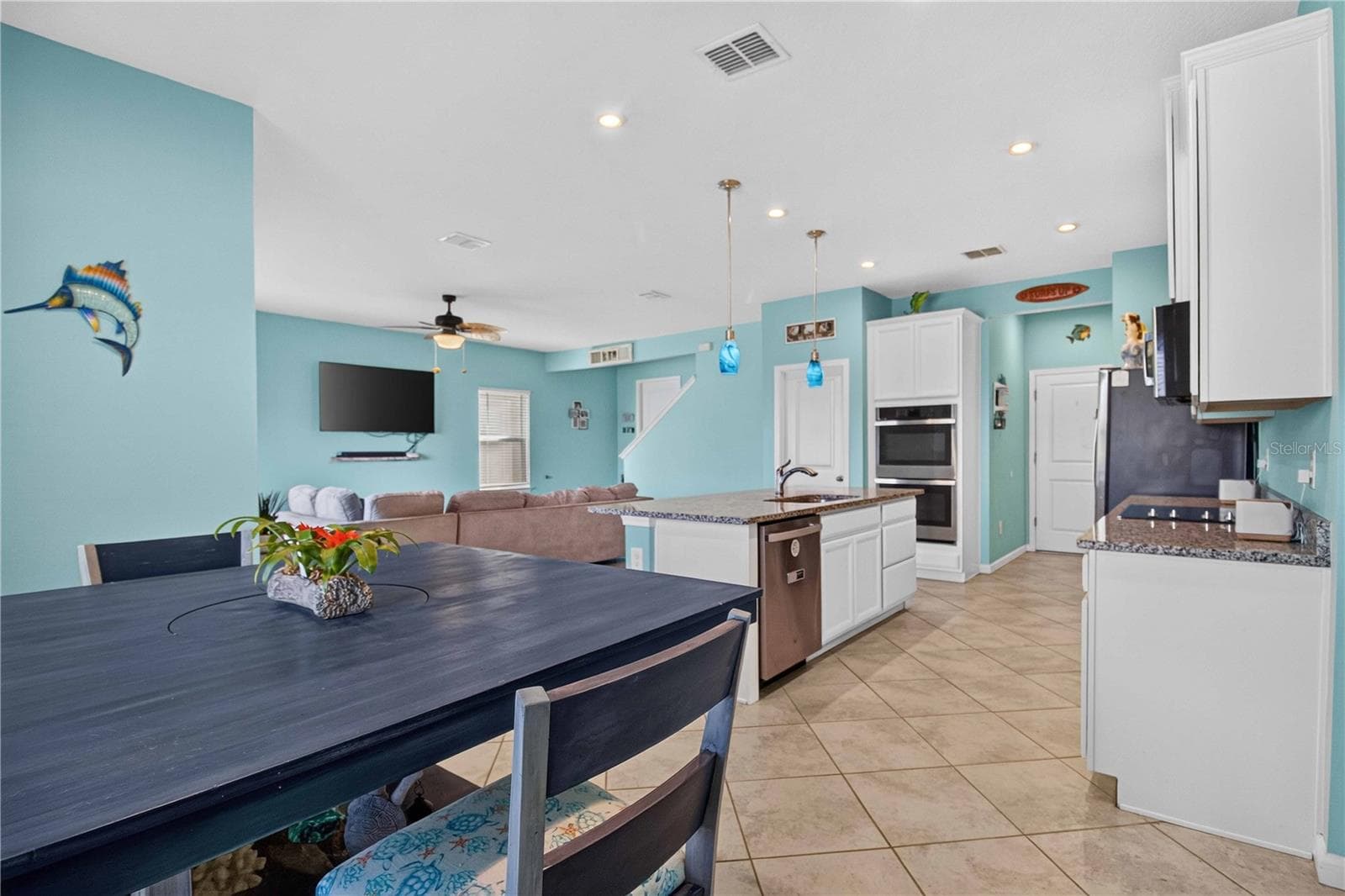 Dinning to Kitchen & Living area - 8715 SUNSHOWER PL, PARRISH