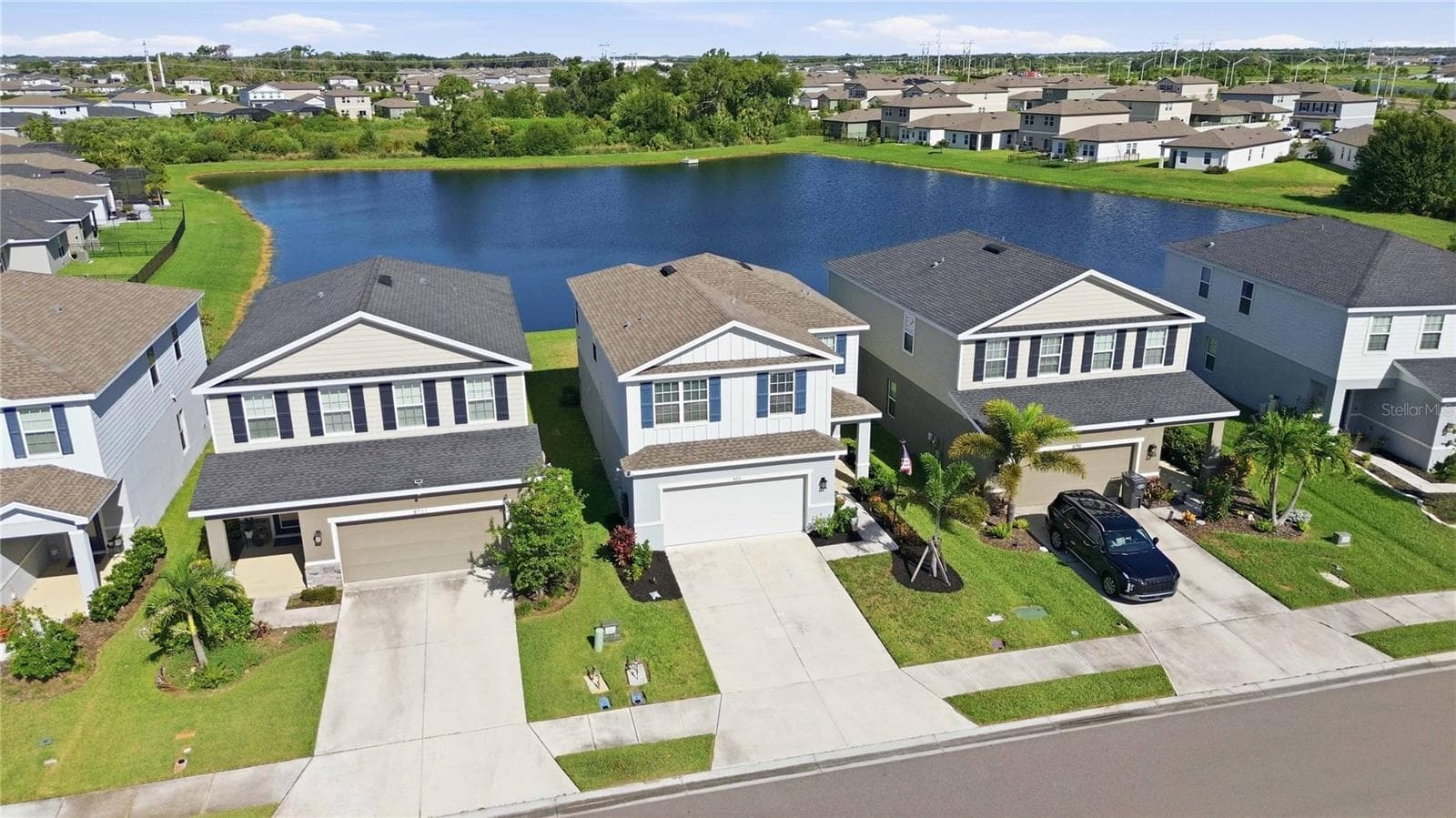 Neighborhood Aerial - 8715 SUNSHOWER PL, PARRISH