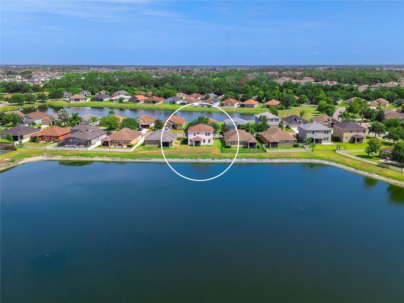 Backyard aerial view - 11323 80TH ST E, PARRISH