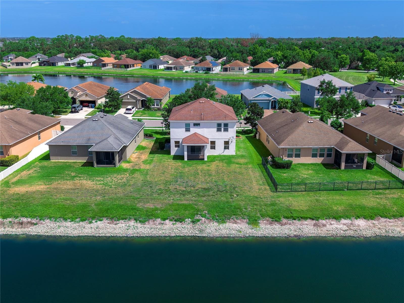 Backyard aerial vie - 11323 80TH ST E, PARRISH