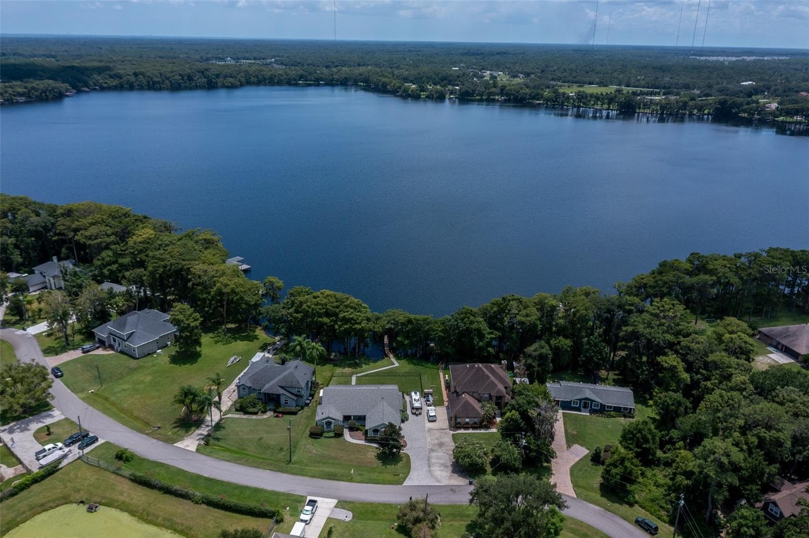 Aerial views - 834 MILLSHORE DR, CHULUOTA