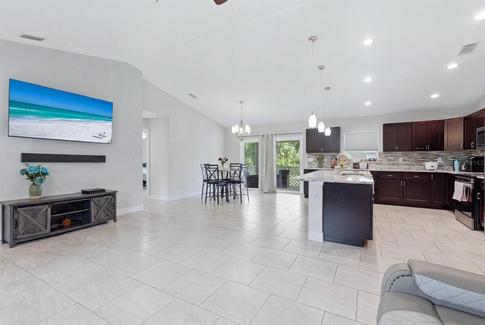 Living, Dining, Kitchen - 1458 RICHBRIAR DR, NORTH PORT