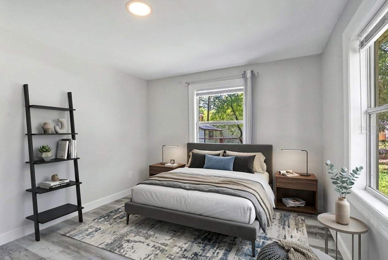 1st Bedroom. Virtually Staged. - 2012 E HARDING ST, ORLANDO