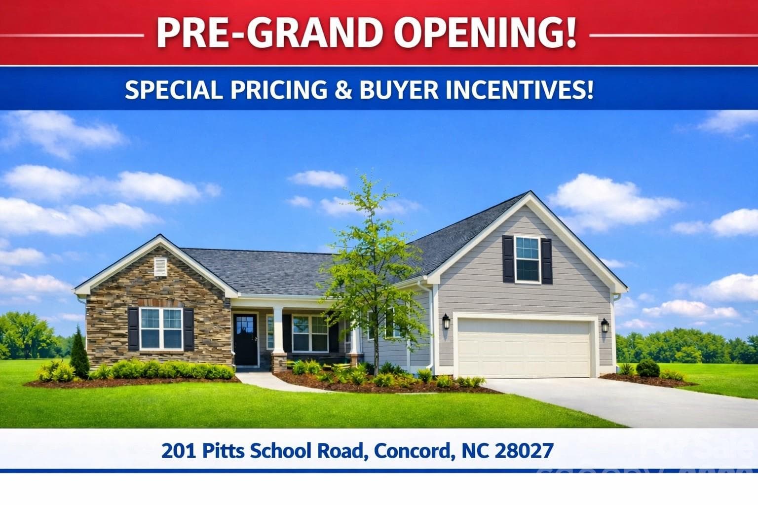 PRE-GRAND OPENING PRICING & PROMOTIONS going on now! - 261 Corrie Ann Drive, Concord