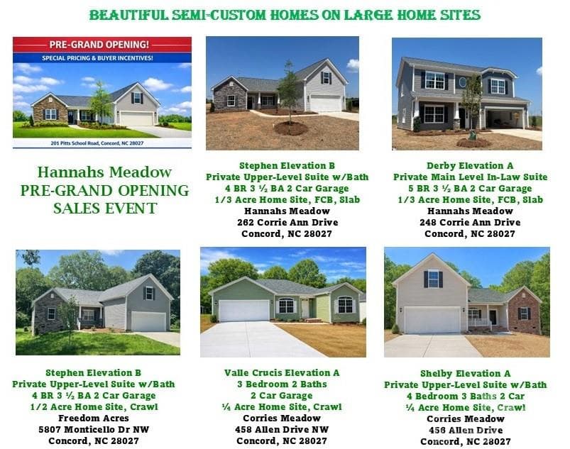 Brand New "Move-In Ready" Homes - 261 Corrie Ann Drive, Concord