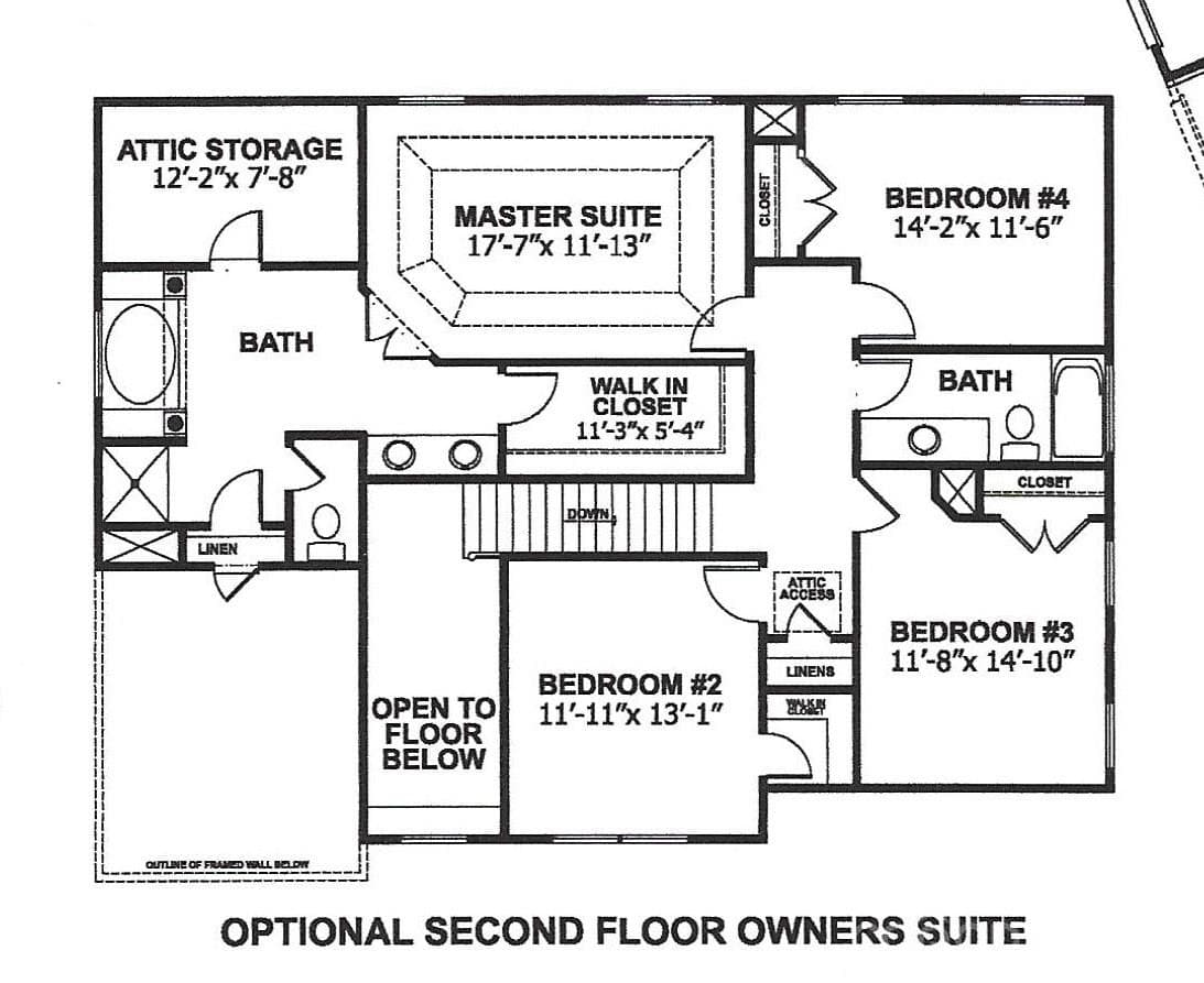 Dual MBR Floor Plan - 261 Corrie Ann Drive, Concord