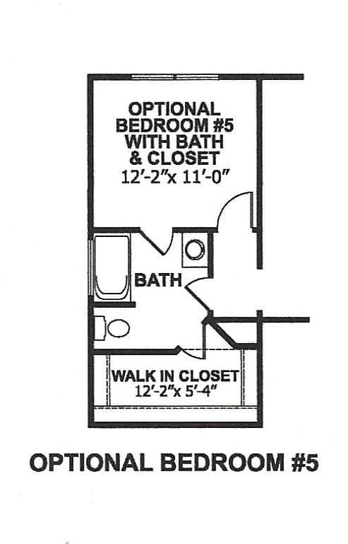 Optional Bedroom #5 - 261 Corrie Ann Drive, Concord