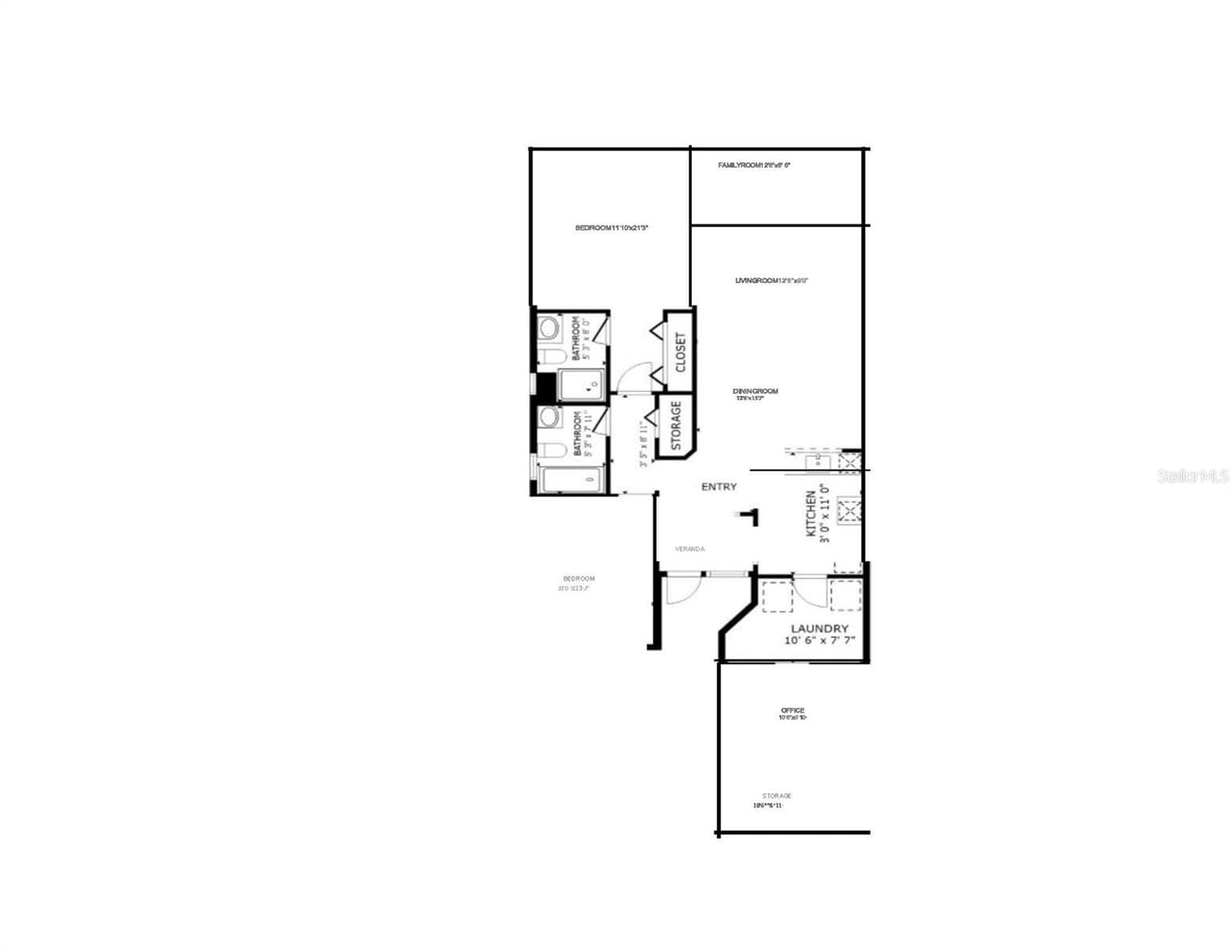 Floor Plan - 3174 PHLOX DR, PALM HARBOR