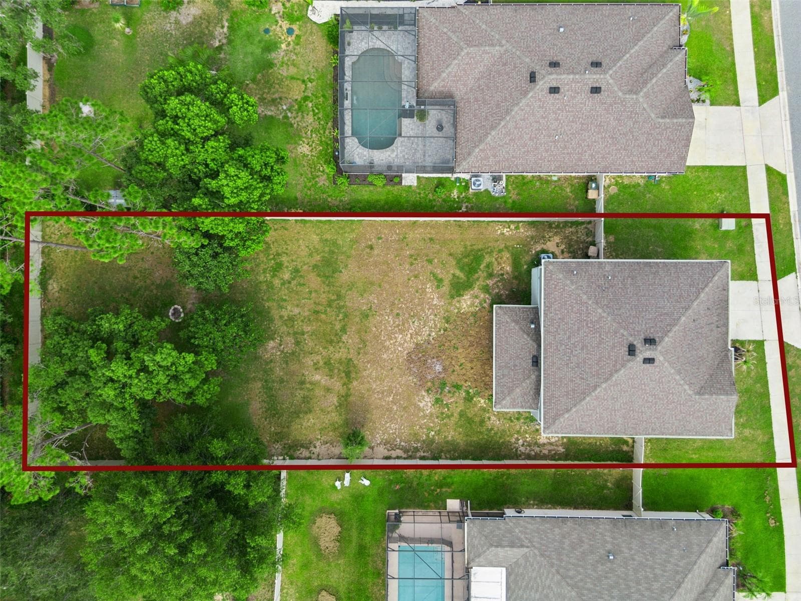 Outline of property - 15898 BRADICKS CT, CLERMONT