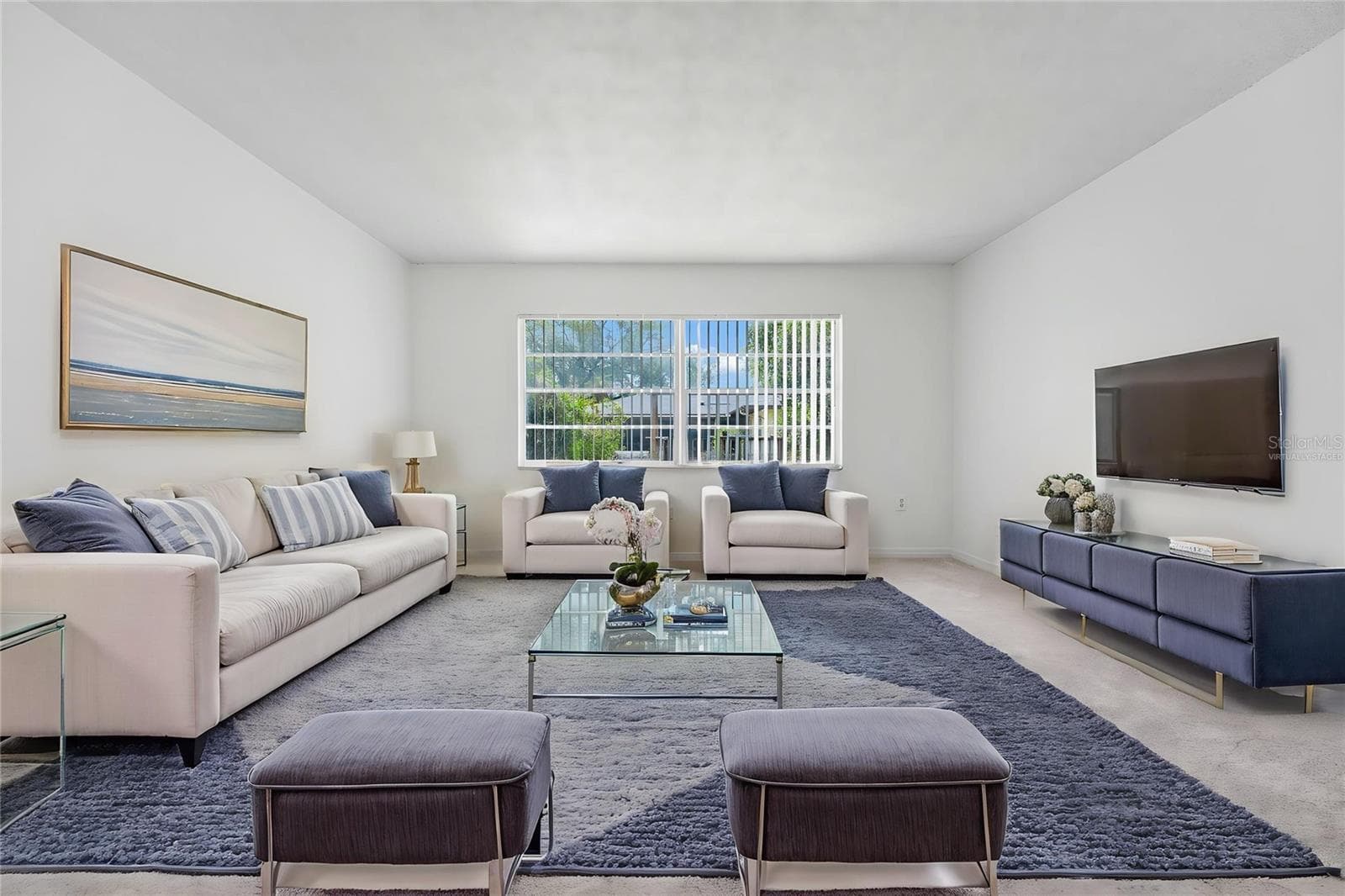 Virtually StagedLiving Room - 5060 ANDREA BLVD, ORLANDO