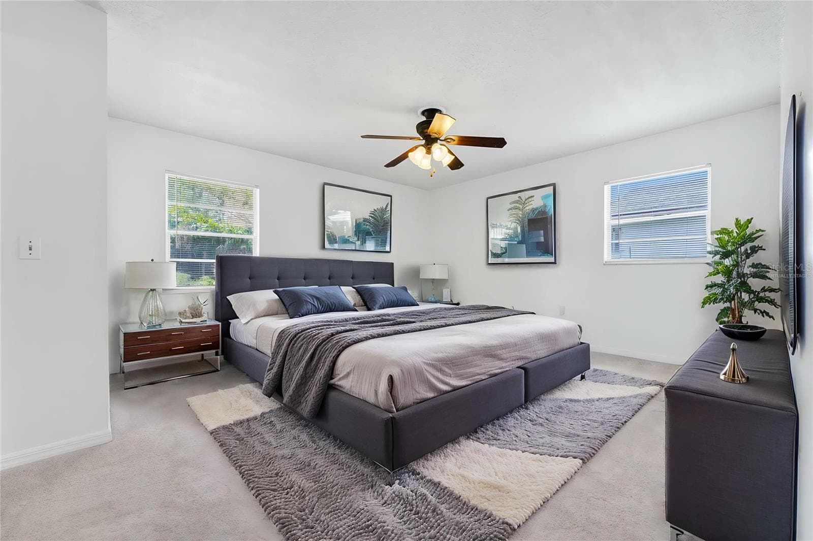 Virtually StagedBedroom - 5060 ANDREA BLVD, ORLANDO