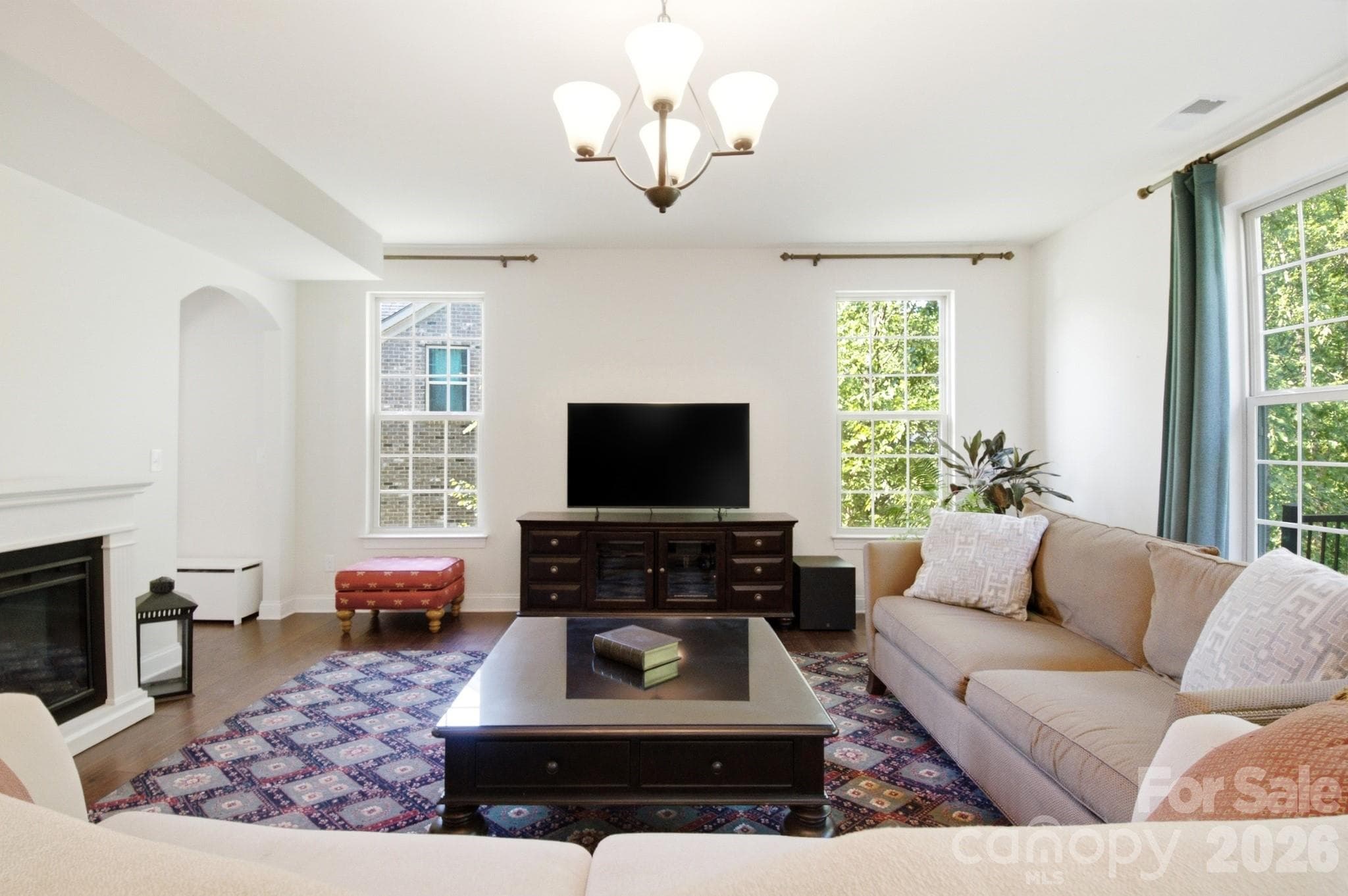 Living Room - 8306 Early Bird Way, Mint Hill