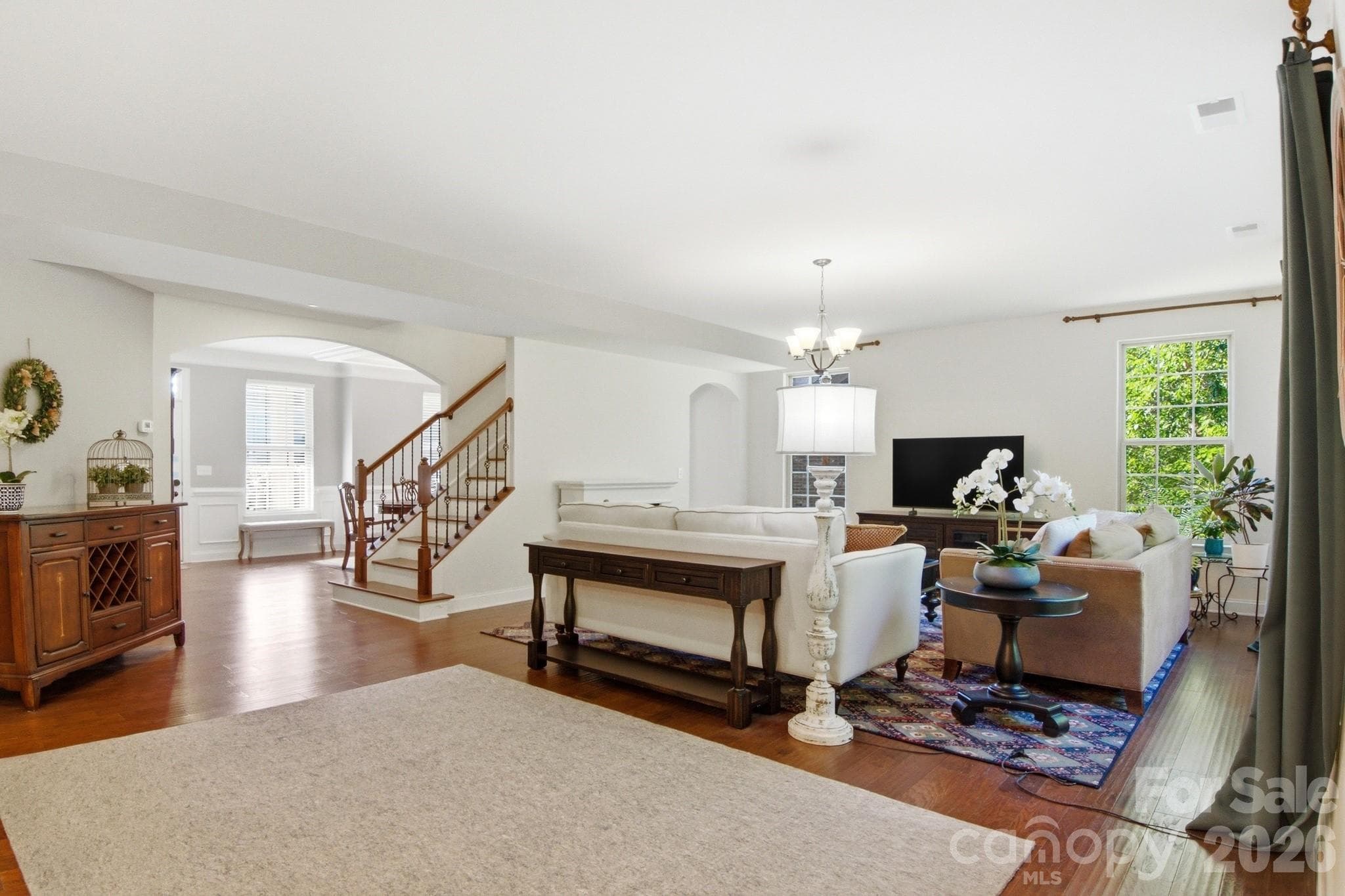 Living Room - 8306 Early Bird Way, Mint Hill