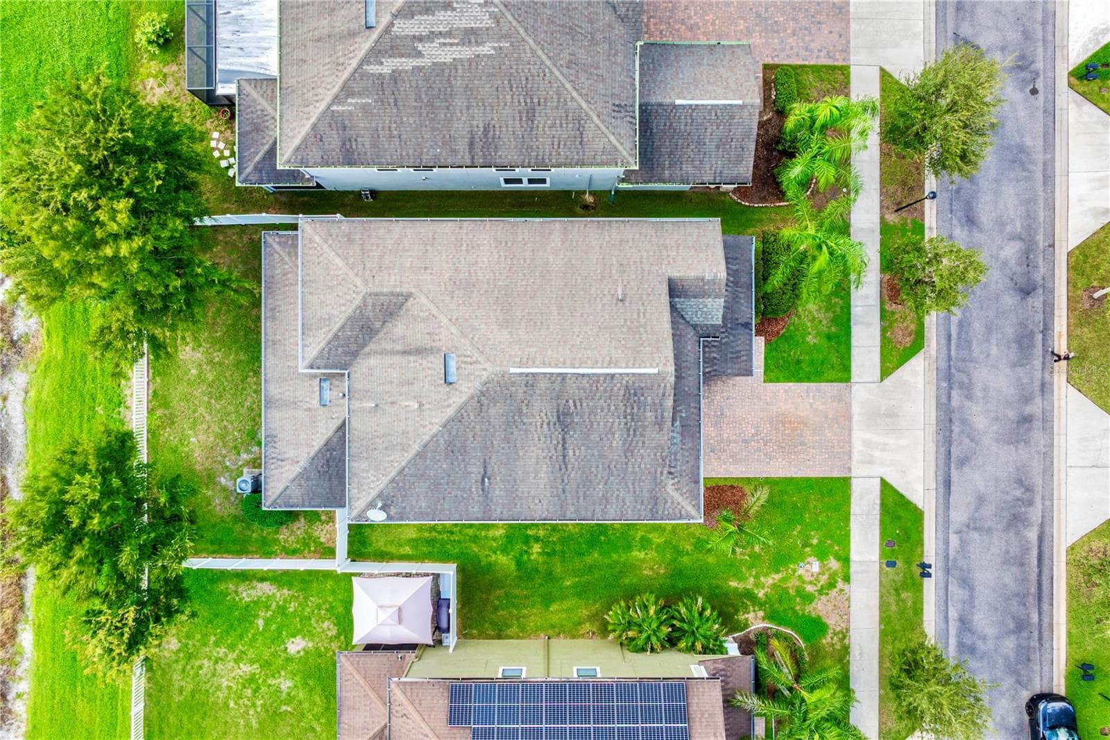 House from above - 19343 PADDOCK VIEW DR, TAMPA
