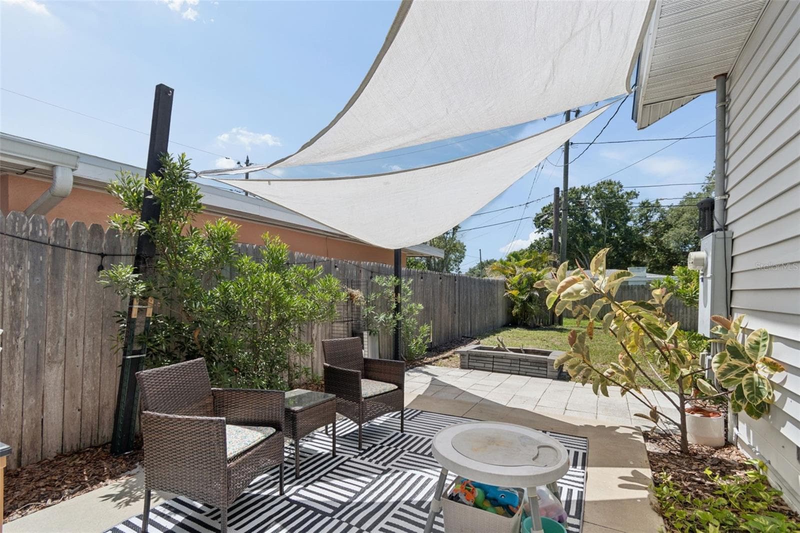 Outdoor patio - 4924 45TH AVE N, ST PETERSBURG