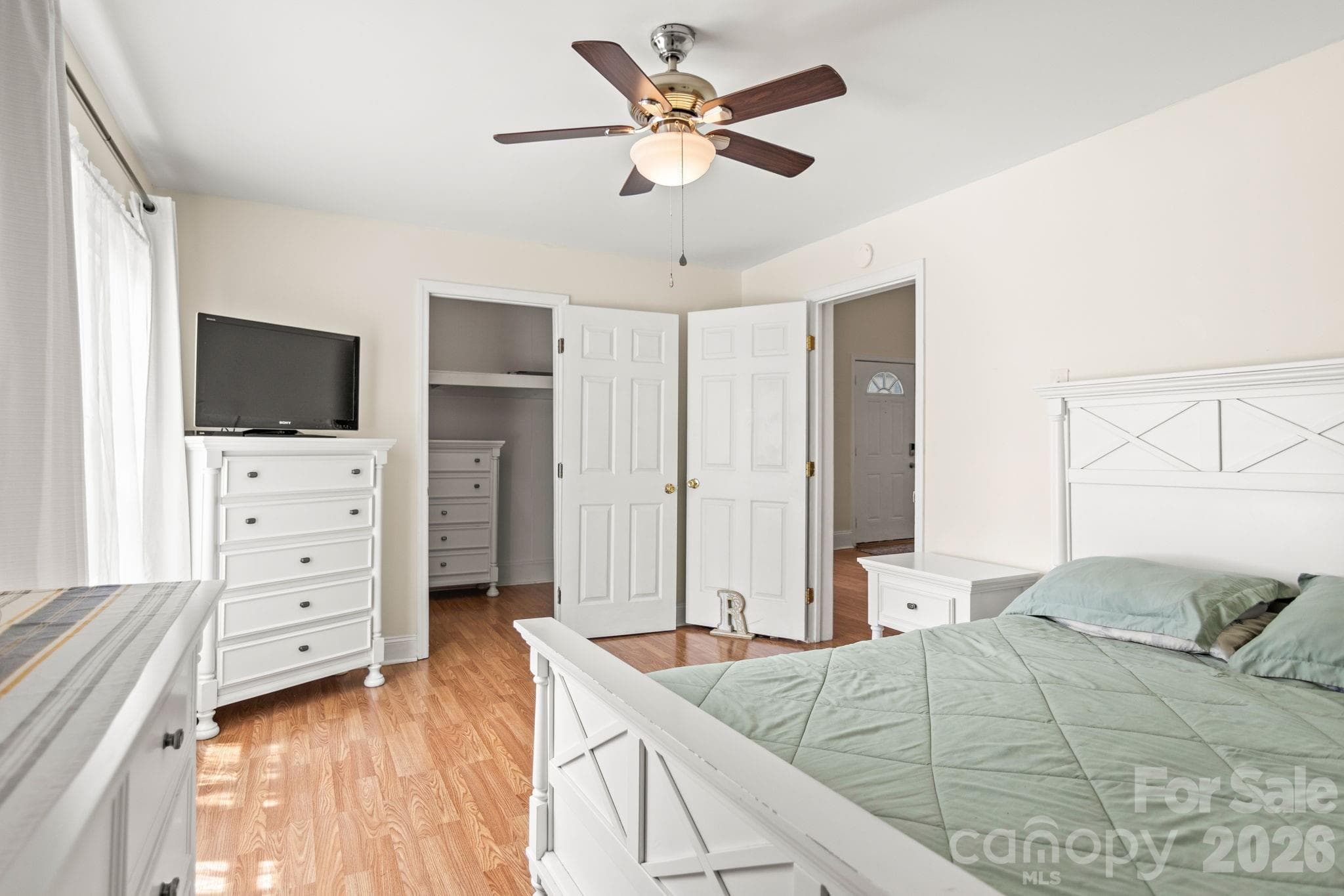 Primary bedroom with walk-in closet - 108 Richland Street, Clover