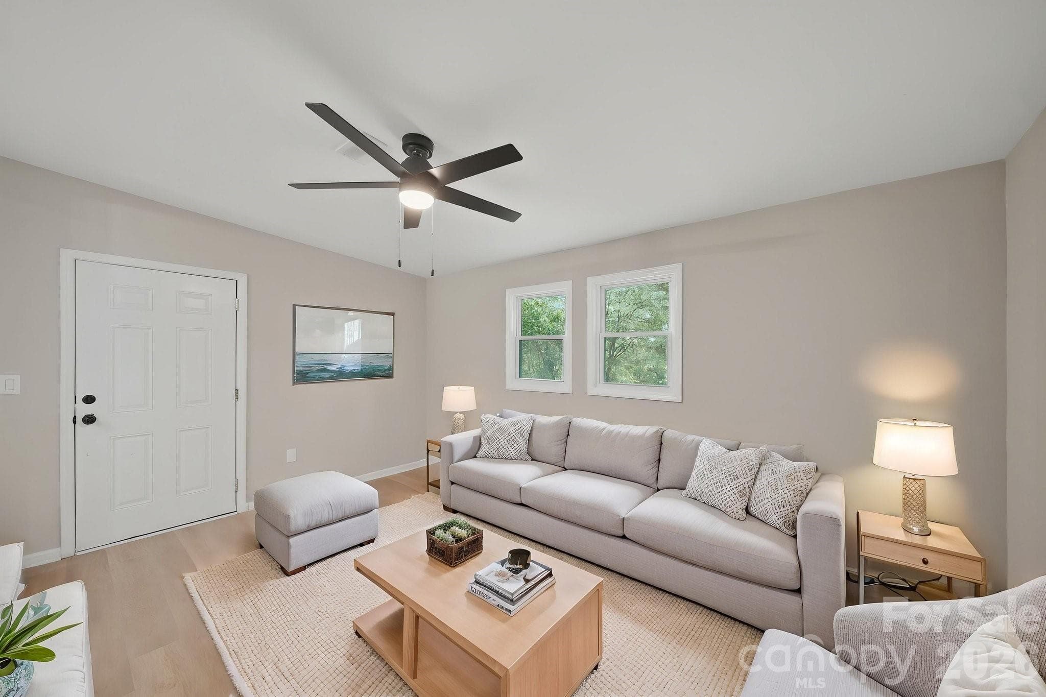 Den/ Family room Virtually staged - 8114 Holly Hill Road, Charlotte