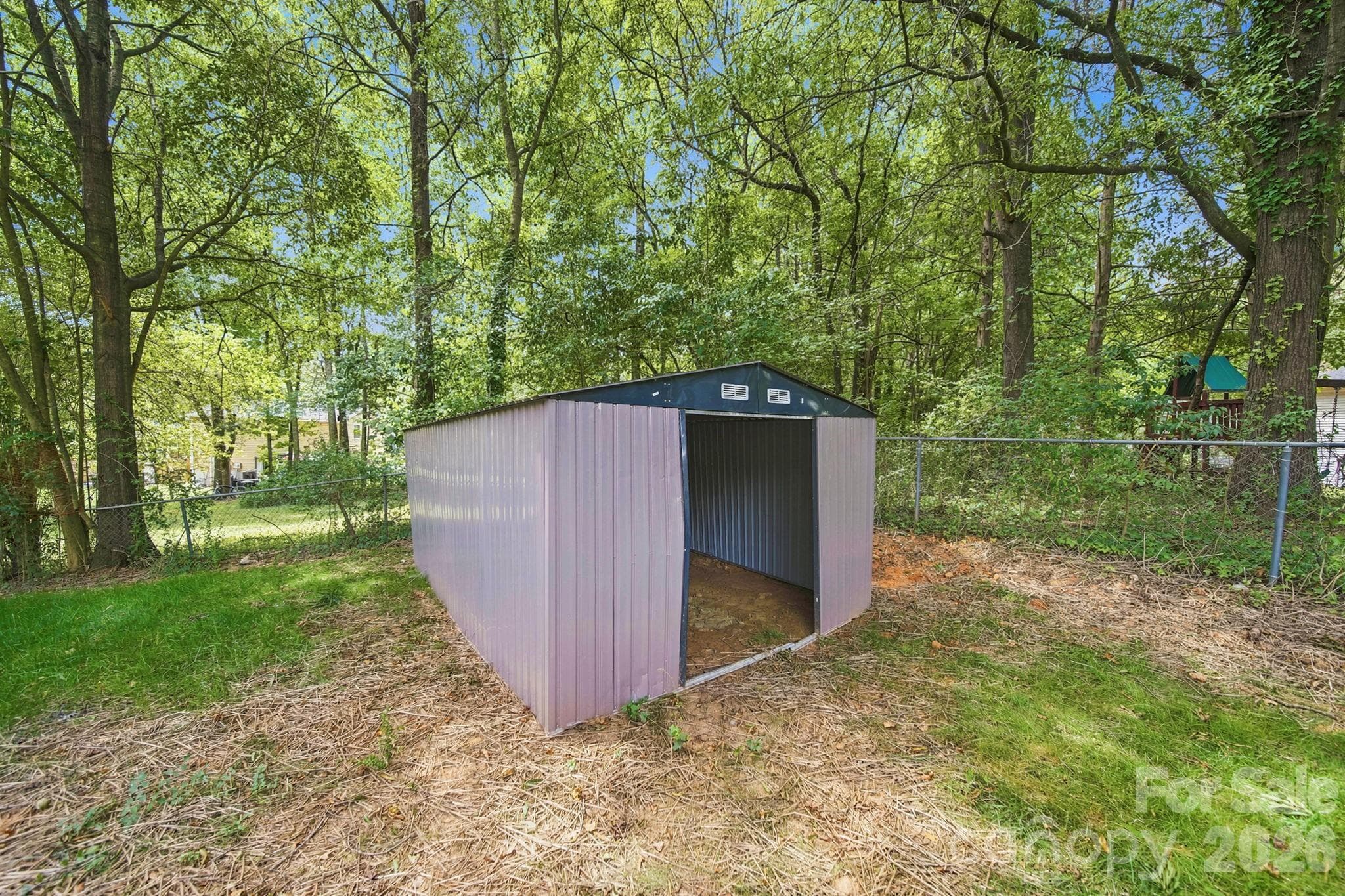 Shed in rear - 8114 Holly Hill Road, Charlotte