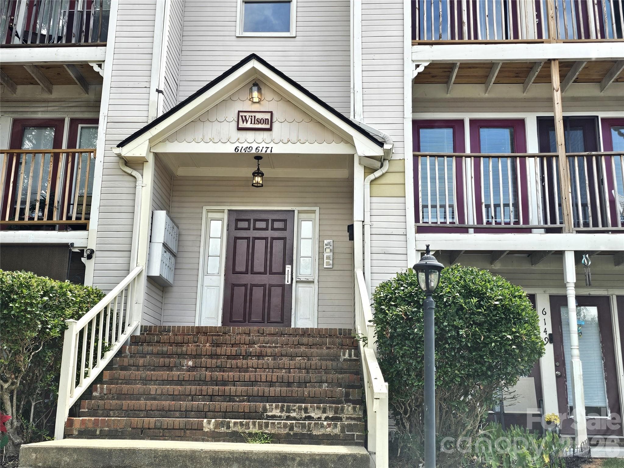 Enter building and walk up 2 flights... - 6165 Meadow Rose Lane, Charlotte