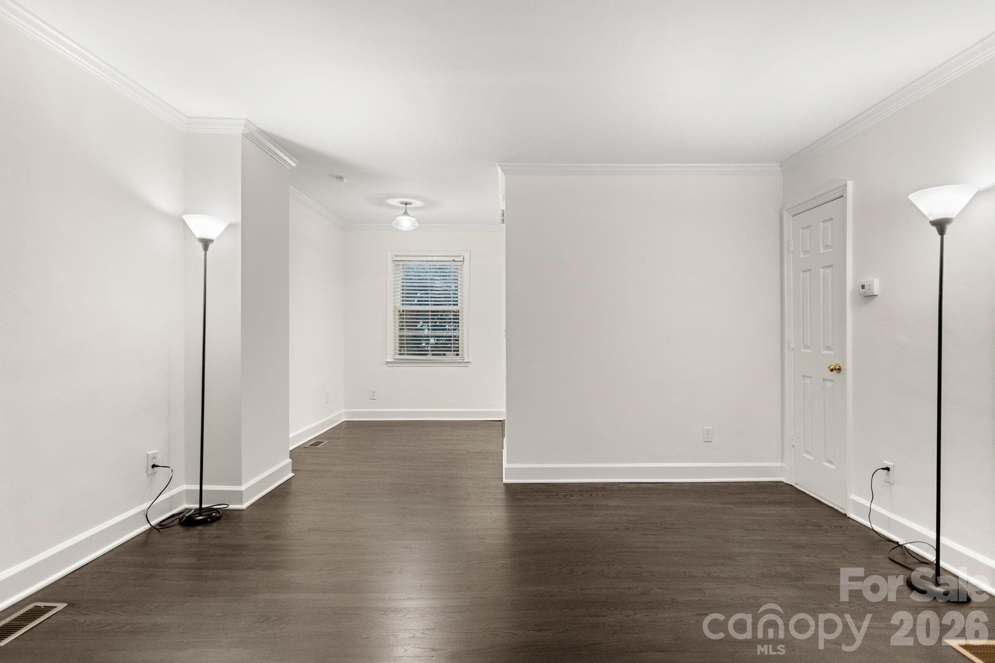 Living Room and Dining - 212 Wakefield Drive, Charlotte