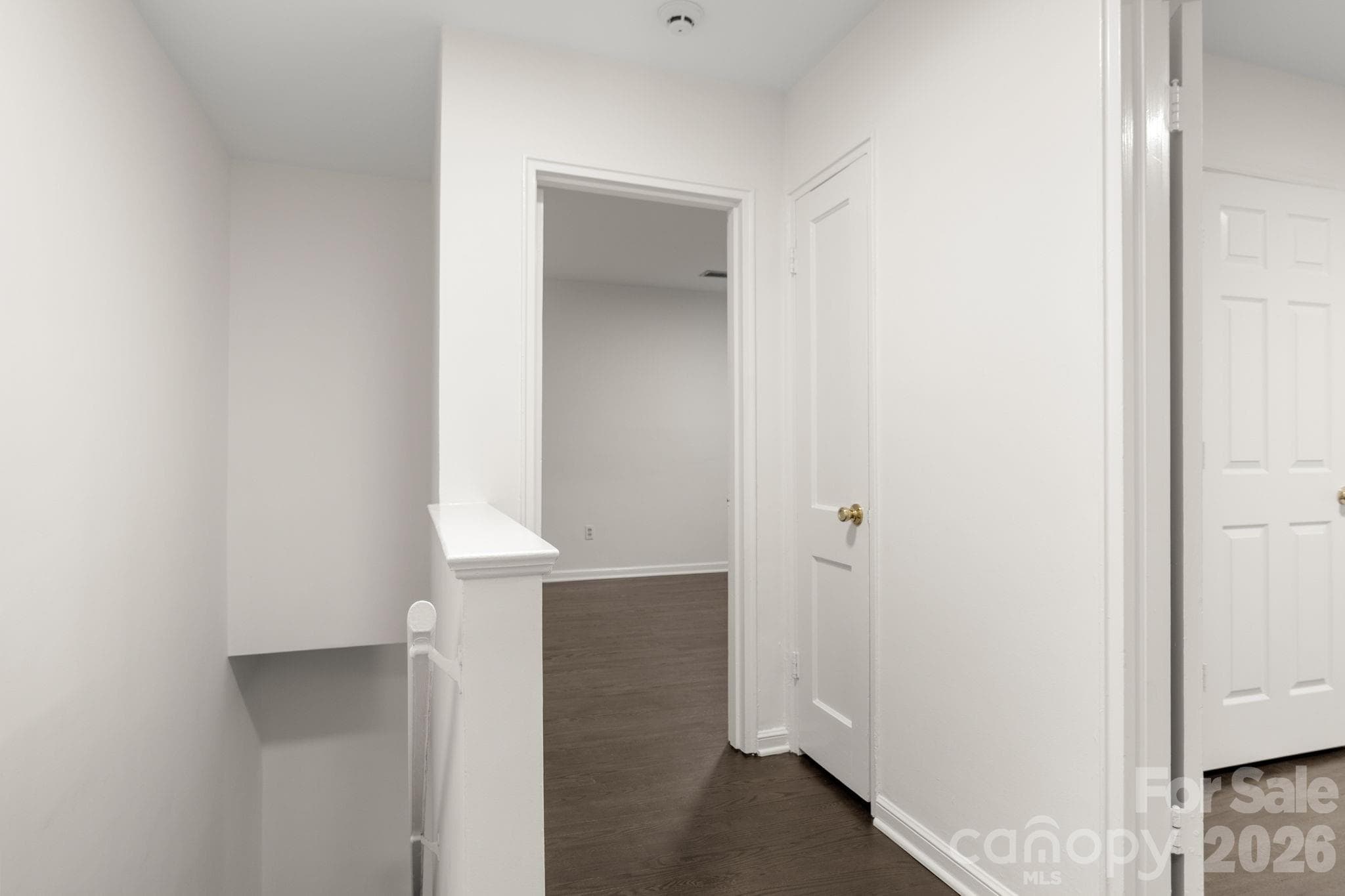 Upstairs landing with linen closet in hallway - 212 Wakefield Drive, Charlotte