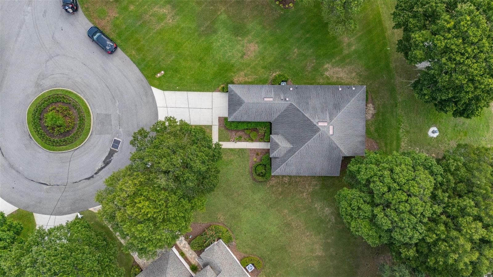Aerial View of 3604 Kingswood Court on Cul-de-Sac - 3604 KINGSWOOD CT, CLERMONT