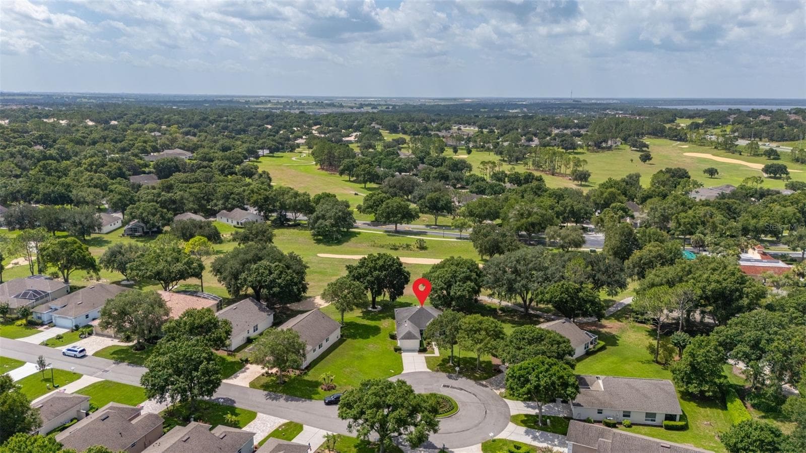 3604 Kingswood Court and proximity to Clubhouse which is just to the right. - 3604 KINGSWOOD CT, CLERMONT