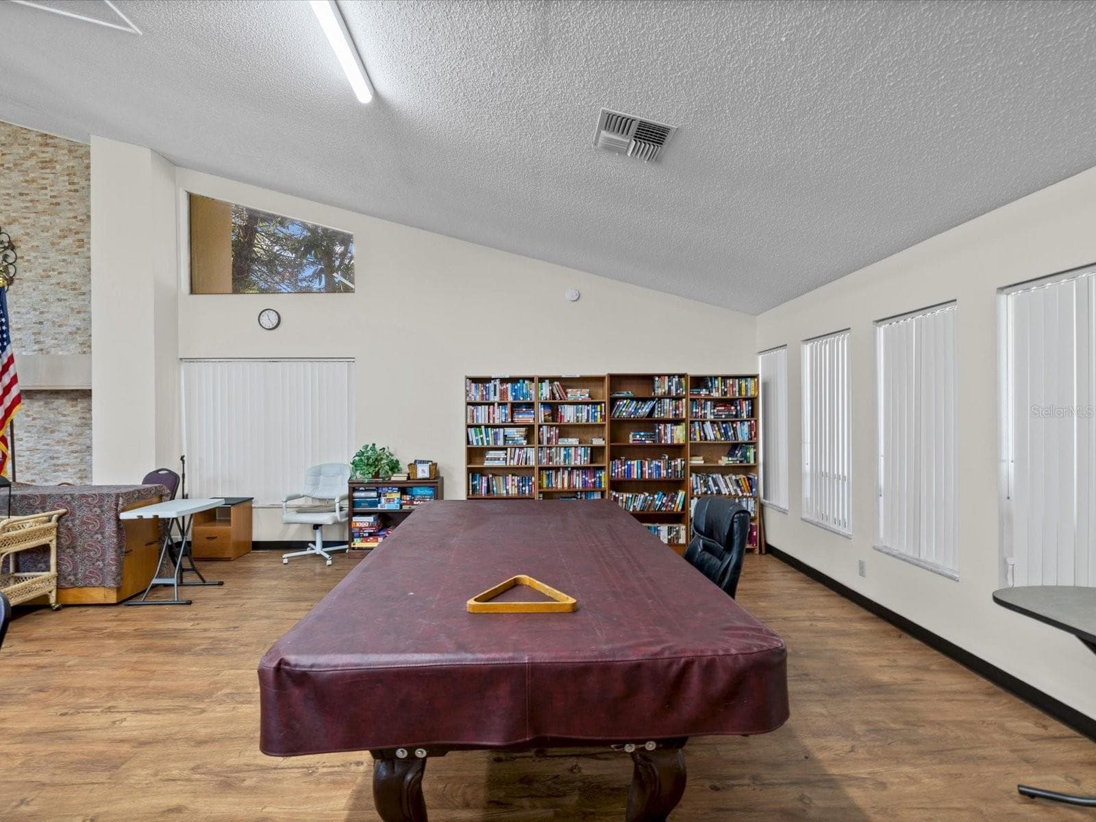 Pool Table in Clubhouse - 3806 STAYSAIL LN, HOLIDAY